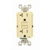 Leviton 20-Amp Smartlockpro Weather/Tamper Resistant Gfci Outlet, Ivory
