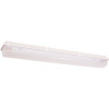 Hubbell Lighting 96-Watt Equivalent Integrated LED White Enclosed and Gasketed Garage / Canopy Light, 4000K, 0-10v Dimming