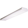 Hubbell Lighting Columbia 4 ft. 43-Watt White Integrated LED Wraparound Light with 0-10-Volt Dimming