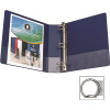 S.P. Richards Co. ROUND RING BINDER, WITH POCKETS, 2 IN., DARK BLUE