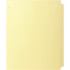 S.P. Richards Co. INDEX, PLAIN TAB, 5 TABS, 3HP, 11 IN. X 8-1/2 IN., 36 SETS PER BOX, CANARY