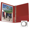 S.P. Richards Co. ROUND RING BINDER, WITH POCKETS, 1/2 IN., RED