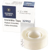 Business Source 3/4 in. x 1296 in. Clear 1 in. Core Invisible Tape