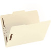 Sparco Fastener Folder, with 2-Ply Tab, 2 Fastener, 1/3 Tab, Letter, Manila (50 per Box)