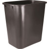 Sparco 7 Gal. Polyethylene Touchless Rectangular Waste Basket in Black