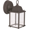 ROYAL COVE 1-Light Black Outdoor Wall Mount Lantern
