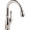 Delta Leland Single-Handle Pull-Down Sprayer Kitchen Faucet with ShieldSpray and MagnaTite Docking Technologies in Chrome