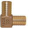 1 in. Brass 90-Degree Barb x Barb Elbow