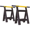 Stanley 32 in. 2-Way Adjustable Folding Sawhorse (2 Pack)