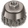 Milwaukee 3 in. Carbon Steel Knot Wire Cup Brush