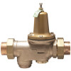 Watts 1 in. Lead Free Water Pressure Reducing Valve, Double Union, Solder, Polymer Seat, Adjustable 25-75 psi