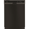 Whirlpool 24 in. Black Front Control Built-In Tall Tub Dishwasher with 1-Hour Wash Cycle, 55 dBA