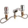 Chicago Faucets CHICAGO FAUCET CONCEALED HOT AND COLD WATER METERING SINK FAUCET, LEAD FREE