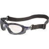 Honeywell UVEX Seismic Sealed Eyewear, Clear Lens, Metallic Blue Frame