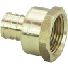 Viega PureFlow Crimp 1 in. x 1 in. Adapter Zero Lead Brass