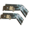 Designer's Touch Brackets with installation hardware for 3-1/2 in. Vertical Blinds Steel Headrail