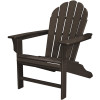 Trex Outdoor Furniture HD Patio Adirondack Chair in Charcoal Black