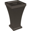 Mayne Bordeaux 24 Gal. Outdoor Black Trash Can