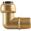 Tectite 1/2 in. Brass Push-to-Connect x 1/2 in. Male Pipe Thread 90-Degree Elbow