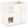 Design House Brookings Plywood Ready to Assemble Shaker 36x34.5x24 in. 1-Door 1-Drawer Blind Base Kitchen Cabinet in White Design House Brookings Plywood Ready to Assemble Shaker 36x34.5x24 in. 1-Door 1-Drawer Blind Base Kitchen Cabinet in White