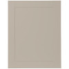 Hampton Bay Shaker 23 in. W x 29.50 in. H Base Cabinet Decorative End Panel in Dove Gray