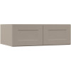 Hampton Bay Shaker Assembled 36x12x24 in. Above Refrigerator Deep Wall Bridge Kitchen Cabinet in Dove Gray