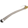 Tectite 3/4 in. Push-to-Connect x 3/4 in. Female Pipe Thread x 18 in. Braided Stainless Steel Water Heater Connector with BV Tectite 3/4 in. Push-to-Connect x 3/4 in. Female Pipe Thread x 18 in. Braided Stainless Steel Water Heater Connector with BV