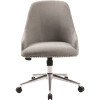 BOSS Office Products Designer Gray Linen Fabric Desk Chair BOSS Office Products Designer Gray Linen Fabric Desk Chair