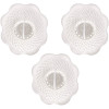 DANCO Hair Catcher Bathroom Tub Strainer in White (3-Pack) DANCO Hair Catcher Bathroom Tub Strainer in White (3-Pack)