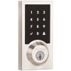 Kwikset Z-Wave SmartCode 916 Touchscreen Contemporary Single Cylinder Satin Nickel Keypad Electronic Deadbolt with SmartKey