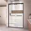 DreamLine Encore 44 to 48 in. x 76 in. Semi-Frameless Sliding Shower Door in Satin Black