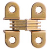 SOSS 1/2 in. x 1-33/64 in. Satin Brass Invisible Hinge