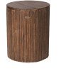 Patio Sense MIchael Round Wood Outdoor Garden Stool
