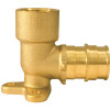Apollo 3/4 in. Brass PEX-A Expansion Barb x 1/2 in. Female Pipe Thread Adapter Reducing 90-Degree Drop-Ear Elbow