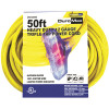 DUROMAX 50 ft. 12/3-Gauge Triple Tap Extension Power Cord