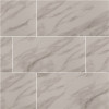 MSI Aspen Gris 12 in. x 24 in. Matte Ceramic Marble Look Floor and Wall Tile (16 sq. ft./Case)