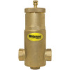 Webstone, a brand of NIBCO 3/4 in. Forged Brass FIP Air Separator with Removable Vent Head and Coalescing Medium