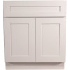 Design House Brookings Plywood Assembled Shaker 27x34.5x24 in. 2-Door 1-Drawer Base Kitchen Cabinet in White Design House Brookings Plywood Assembled Shaker 27x34.5x24 in. 2-Door 1-Drawer Base Kitchen Cabinet in White