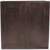 Design House Brookings Plywood Assembled Shaker 27x30x12 in. 2-Door Wall Kitchen Cabinet in Espresso
