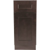 Design House Brookings Plywood Assembled Shaker 15x34.5x24 in. 1-Door 1-Drawer Base Kitchen Cabinet in Espresso