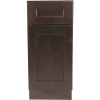 Design House Brookings Plywood Assembled Shaker 12x34.5x24 in. 1-Door 1-Drawer Base Kitchen Cabinet in Espresso