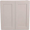 Design House Brookings Plywood Assembled Shaker 27x30x12 in. 2-Door Wall Kitchen Cabinet in White