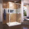 DreamLine Flex 34.5 D x 44-48 in. W x 72 in. H Framed Pivot Shower Enclosure in Chrome