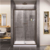 DreamLine Infinity-Z 44 to 48 in. x 72 in. H Semi-Frameless Sliding Shower Door in Oil Rubbed Bronze