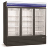 Norpole 78 in. W 53 cu. ft. 3-Door Commercial Freezerless Refrigerator in Black