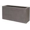 Vasesource Cube 24 in. x 24 in. Glossy White Fiberstone Square Cube Planter