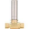 HOMEWERKS 3/8 in. COMP x 3/8 in. COMP Lead Free Stainless Steel Straight Water Hammer Arrestor