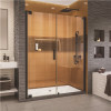 DreamLine Elegance-LS 58-1/2 in. to 60-1/2 in. W x 72 in. H Frameless Pivot Shower Door in Satin Black