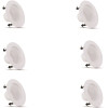 4 in. 75-Watt Equivalent Soft White (2700K) CEC Integrated LED Retrofit White Recessed Light Trim Downlight (6-Pack)