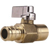 Apollo 1/2 in. Brass PEX-A Barb x 1/2 in. Solder Ball Valve